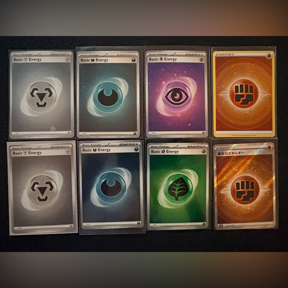 Pokemon Cosmo Foil Energy Card Set
